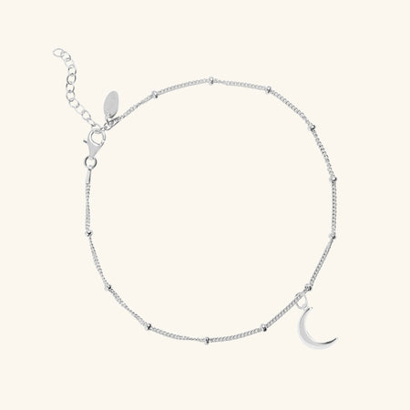 Moon Anklet Silver